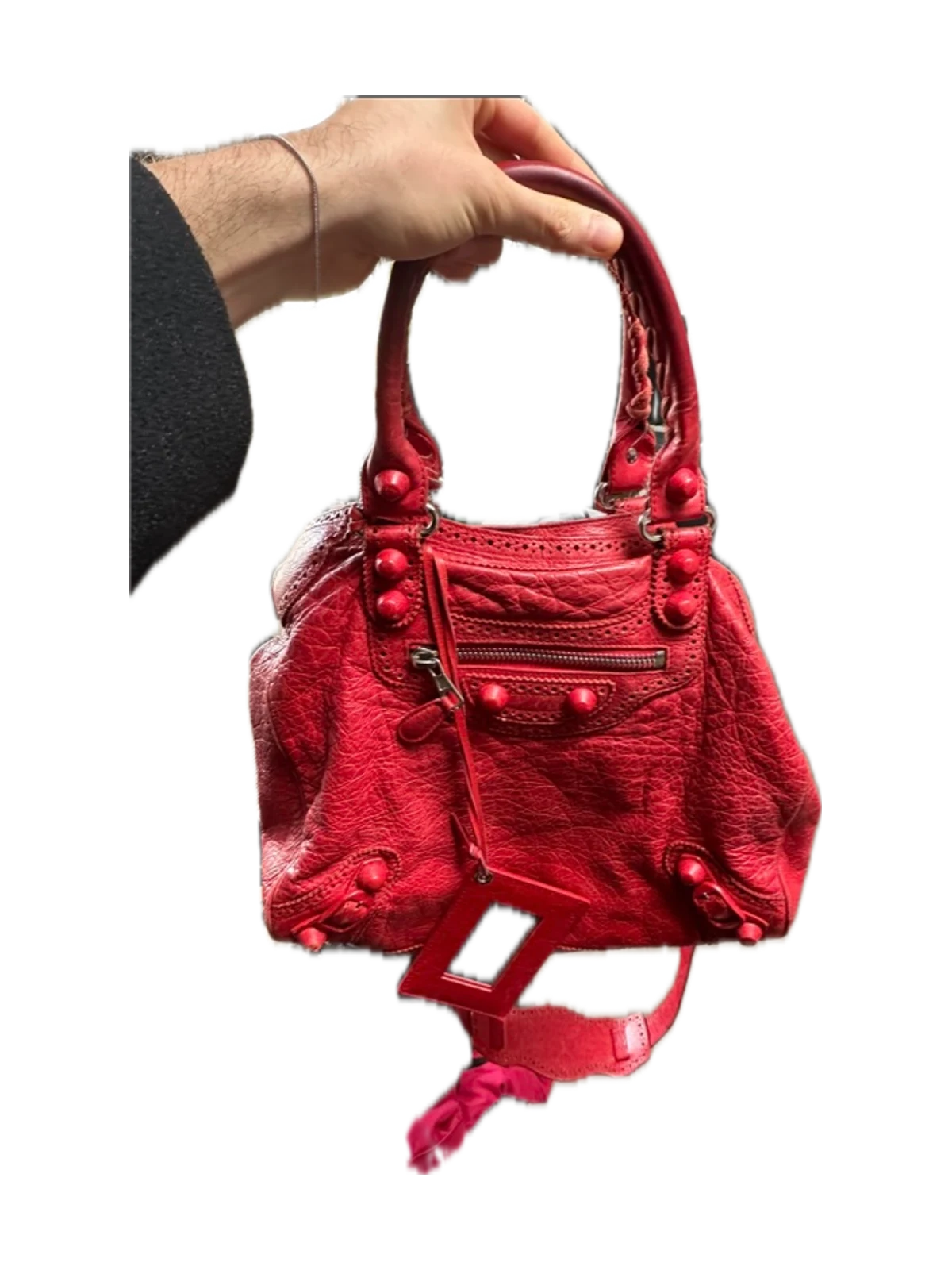 Balenciaga Classic City Bag in Coquelicot Red