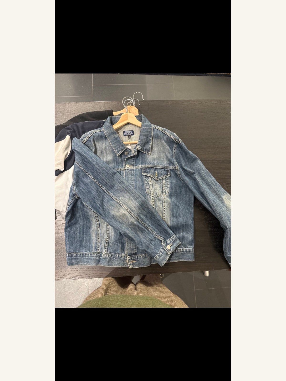 Medium-Wash Denim Trucker Jacket